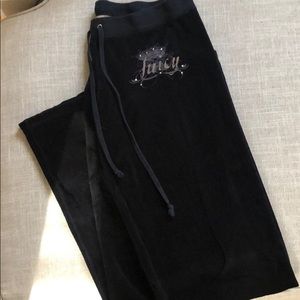 Juicy Couture velour track pants